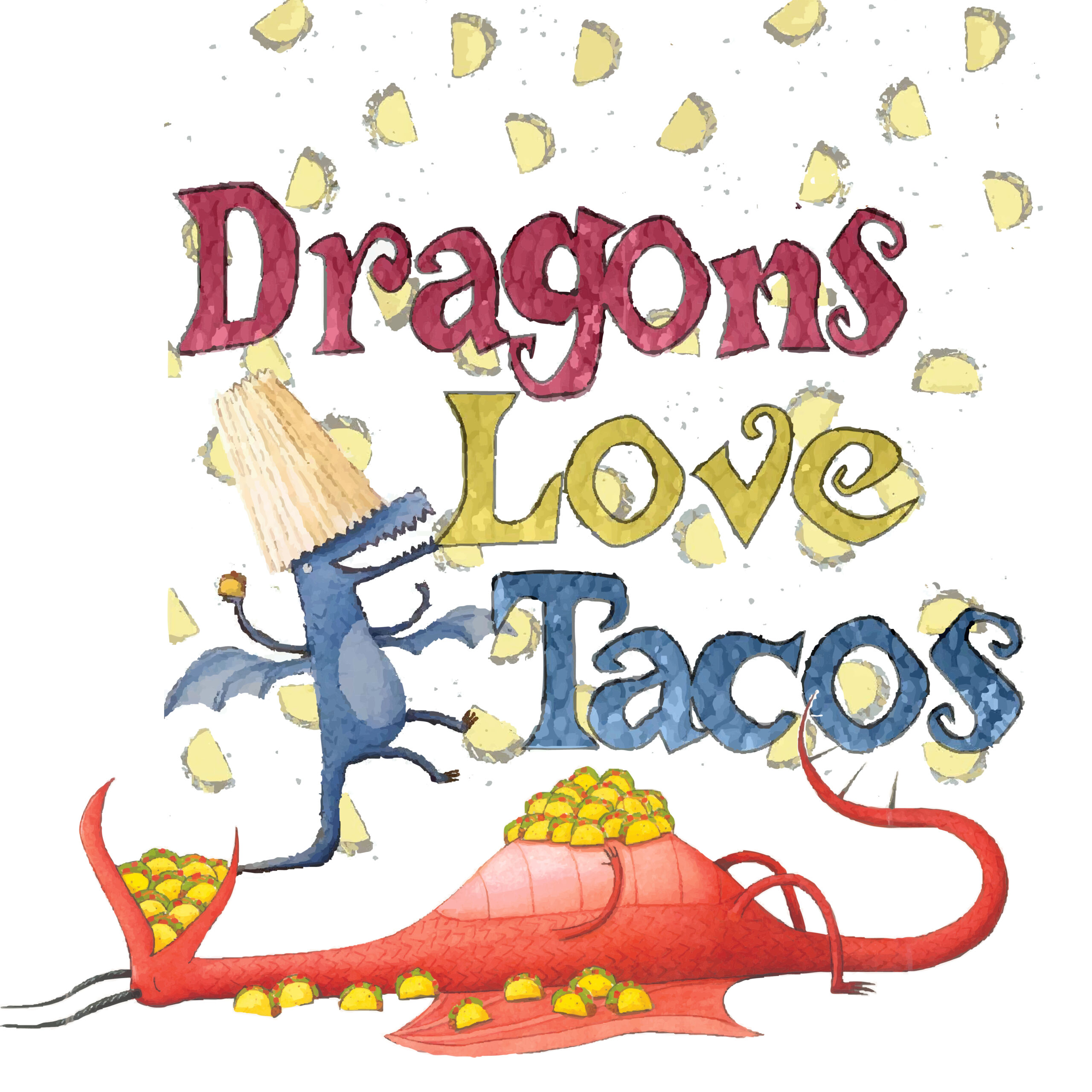 Dragons love tacos logo
